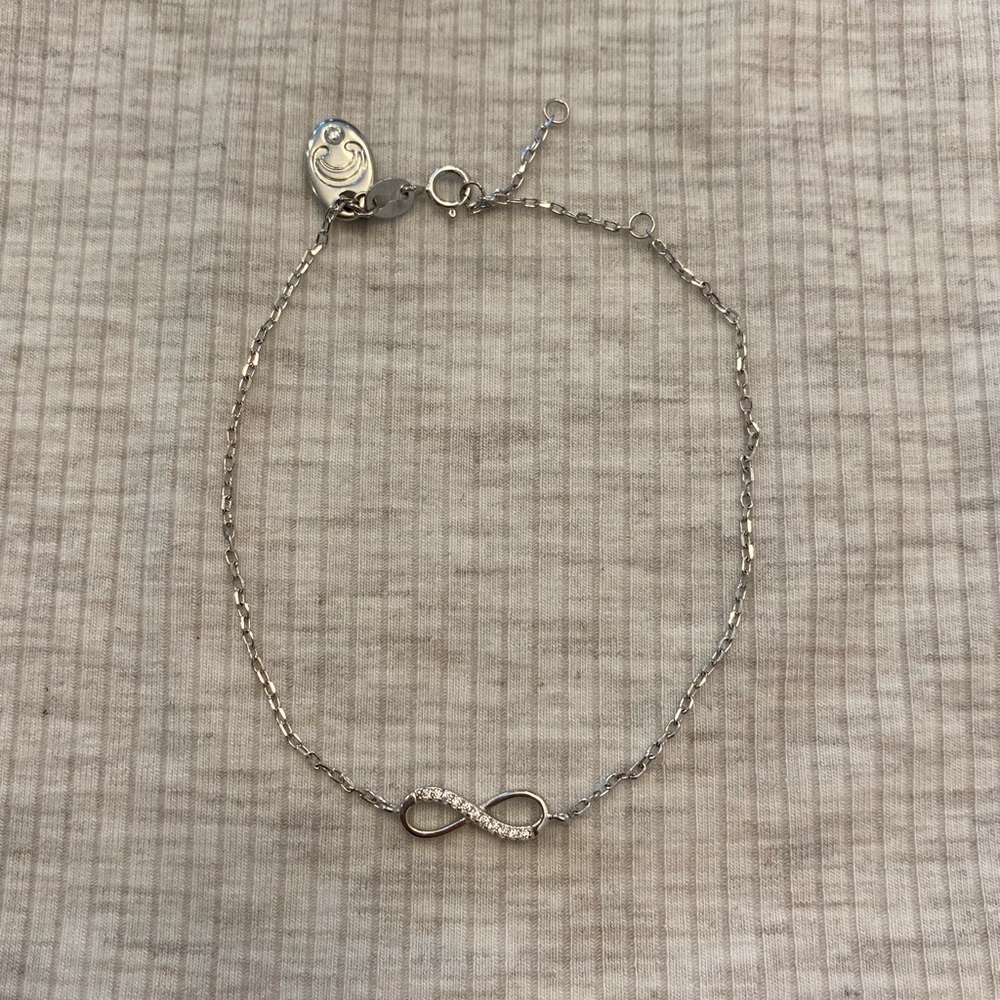Sterling Silver Infinity Bracelet